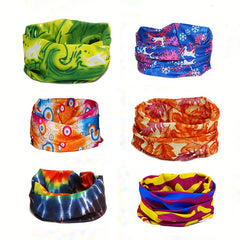 6 Pack Magic Headbands Neck Scarf Outdoor Sports Headwear
