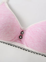 3pcs Girls No Underwire Adjustable Strap Bras Soft Bralette Underwear