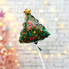 8pcs Christmas Mini Balloons Counter Decoration Aluminum Film Balloons