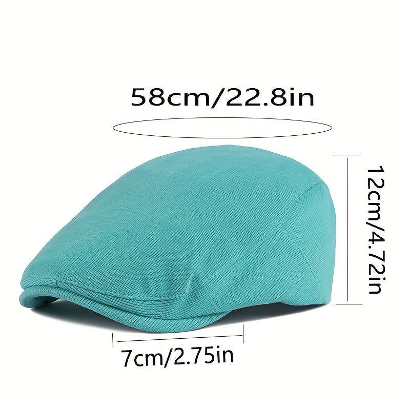Candy Beret Hat Knitted Fashionable Accessory for All Seasons