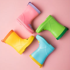 Girl's Animals Pattern Rain Boots Non Slip Waterproof Shoes