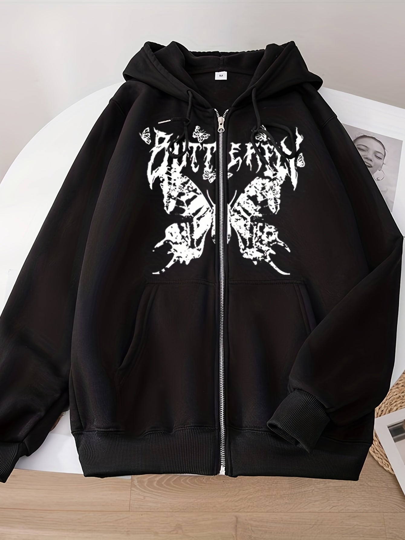 Women's Halloween Butterfly Sweatshirt Long Sleeve Hoodie