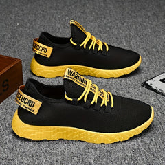 Men's Lightweight Knitted Casual Shoes for Traveling Jogging