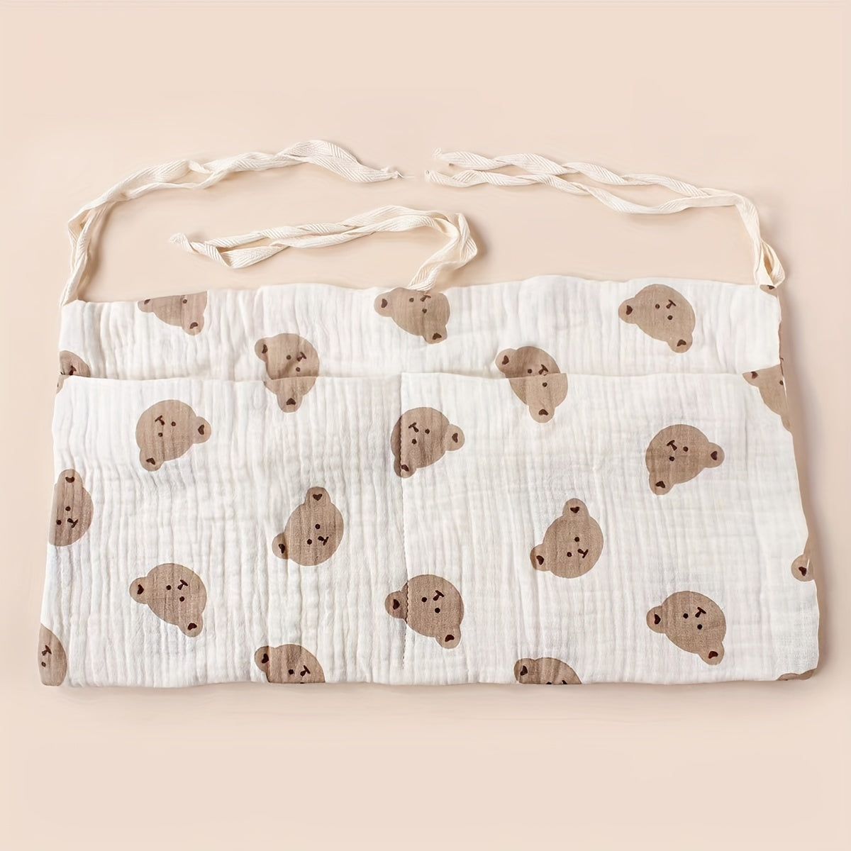 Baby Bed Storage Bag Stroller Hanging Bottle Diaper Teething Toy Gum Storage