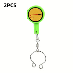 2pcs Safety Hook Line Knotting Tool Fishing Gear Accessories
