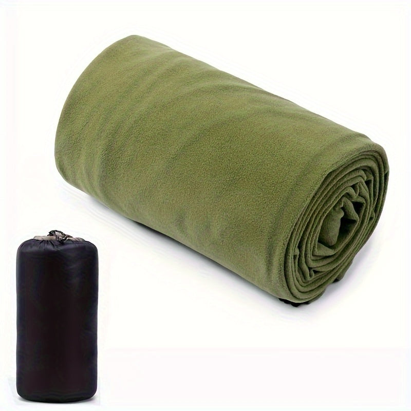 Portable Fleece Camping Blanket for Outdoor Use
