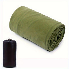 Portable Fleece Camping Blanket for Outdoor Use