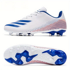 Boys' Spiked Football Cleats Non Slip Lace Up Outdoor Soccer Shoes
