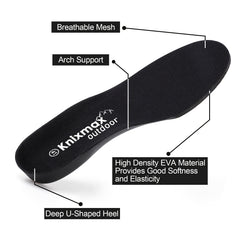 Orthopedic Outdoor Insoles for Hiking, Walking, Running