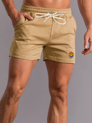 Men's Active Shorts With Pockets Stretch Waist Drawstring Summer