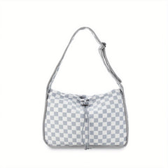Waterproof Nylon Diaper Bag Plaid Large Capacity Mommy Bag