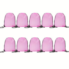 Set of 10-40 Drawstring Backpack Sports Bags for Gym & Outdoor