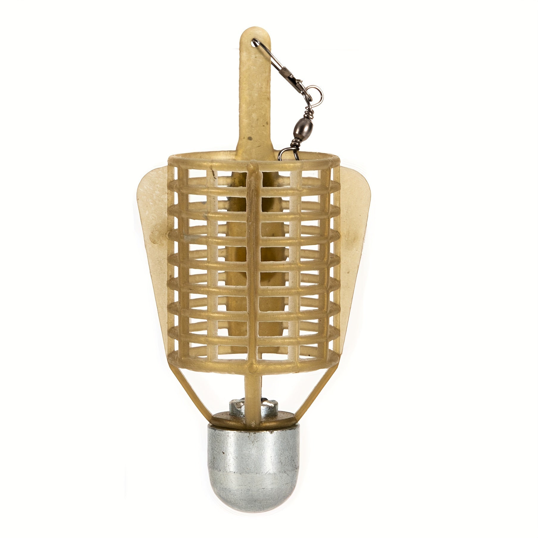1pc Fishing Bait Feeder Bait Cage Holder With Hook