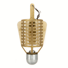 1pc Fishing Bait Feeder Bait Cage Holder With Hook