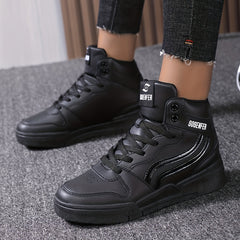 Women's High Top Skate Shoes Round Toe Platform Sneakers Outdoor Sport Shoes