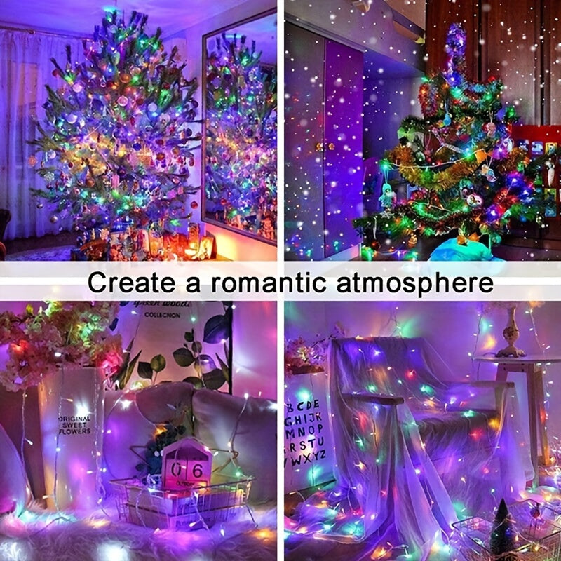 Outdoor Solar String Lights Waterproof Christmas Tree Light Lamp Garden 100 LED