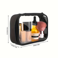 Clear Waterproof PVC Toiletry Travel Bag Large Capacity Organizer