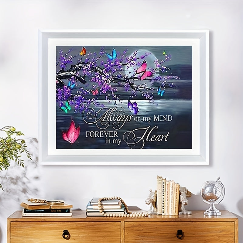 5D Diamond Painting Kit - Animal Butterfly Picture Rhinestone Art