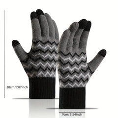 Winter Touch Screen Knitted Warm Gloves