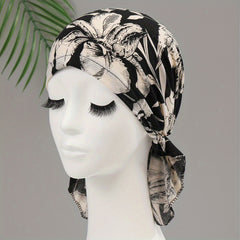 Paisley Print Head Wrap Turban Elastic Bandana Unisex Headscarf