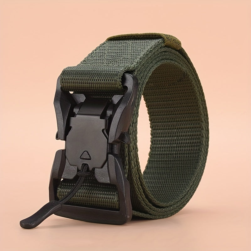 Quick Release Magnetic Buckle Nylon Tactical Belt