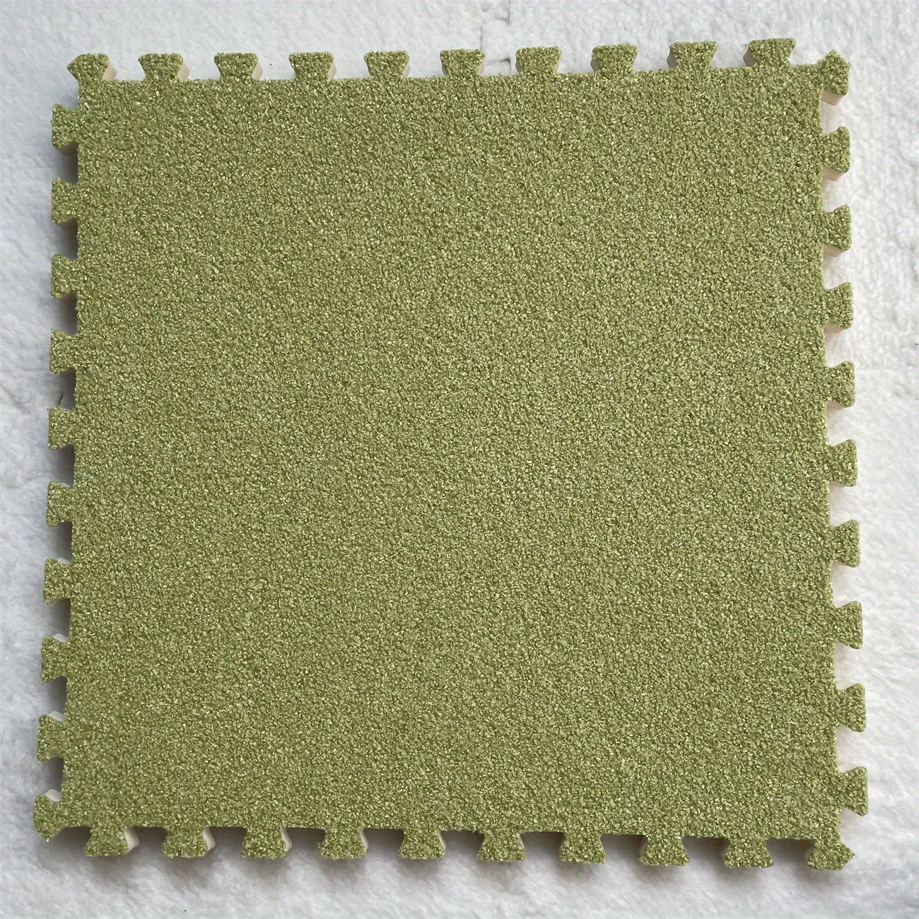 6pcs Plush Puzzle Foam Floor Mat Bay Window Mat Seat Mat