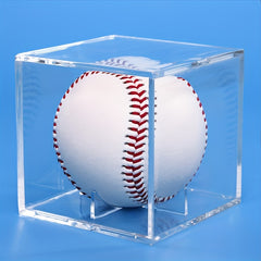 Acrylic Baseball Display Box with Glass Ball