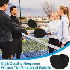 2pcs Pickleball Paddle Cover Neoprene Protective Bag