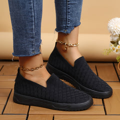 Women's Lightweight Breathable Road Running Shoes Slip on Casual Board Shoes