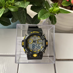Boys' Sporty Digital Watch Alarm Stopwatch Waterproof Strap Ideal for Swimming