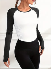 High Elastic Yoga Top Women's Fitness T-Shirt