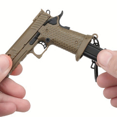 TTA COMBAT Keychain Tactical Gun Model Pendant