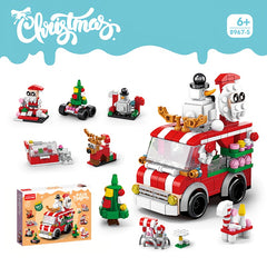 273pcs Christmas Truck Building Blocks - Festive Holiday Gift for Youngsters