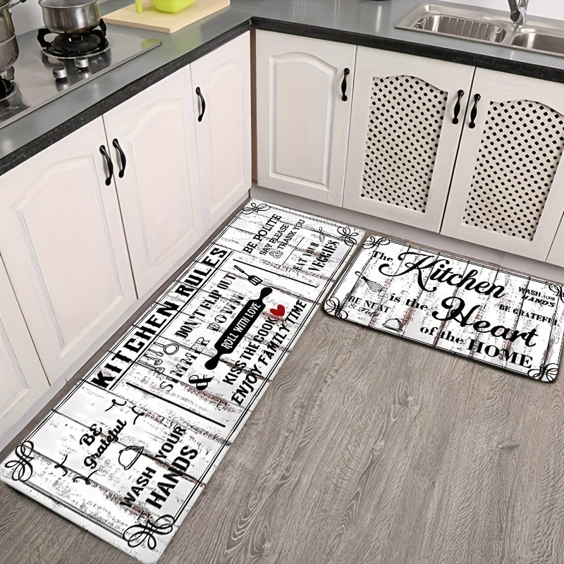 Anti Fatigue Kitchen Mat Entrance Doormat Water Absorbing Floor Mat
