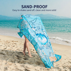 Oversized Pocket Blanket for Summer Travel Camping Picnic Beach Activities