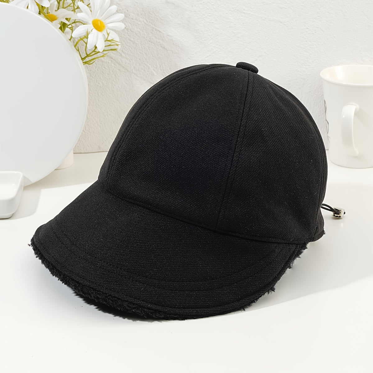 Lamb Wool Fisherman Hat Fleece Warm Unisex Baseball Cap Autumn