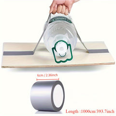 Waterproof Adhesive Fabric Tape High Viscosity Silvery Gray Tape