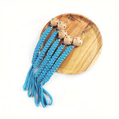 Handwoven Pacifier Chain for Baby Safety and Comfort