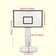 Basketball Rack Shelf Trash Can Holder Home Decor Room Decor