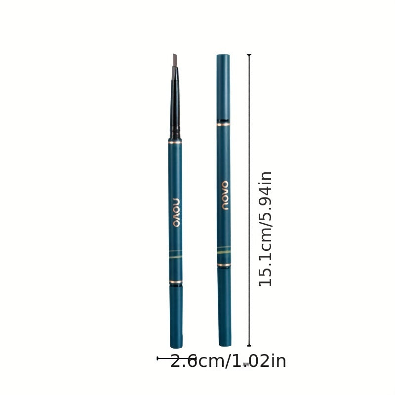 Ultra Slim Eyebrow Pencil Double Headed Spiky Nib Waterproof Natural Colorfast