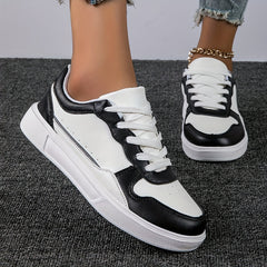 Women's Lace up Platform Skate Shoes Casual Sneakers