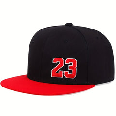 Men's 23 Embroidered Baseball Cap Sports Hip Hop Cap Outdoor Sun Hat