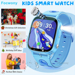 Focwony Kids Smartwatch with 26 Games HD Touch Screen Waterproof Camera
