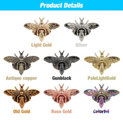 Metal Bee Shape Clasp Turn Lock for LeatherCraft Bag Purse DIY