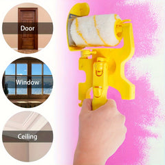 4pcs Clean Paint Roller Brush for Home Painting Edge Latex Roller