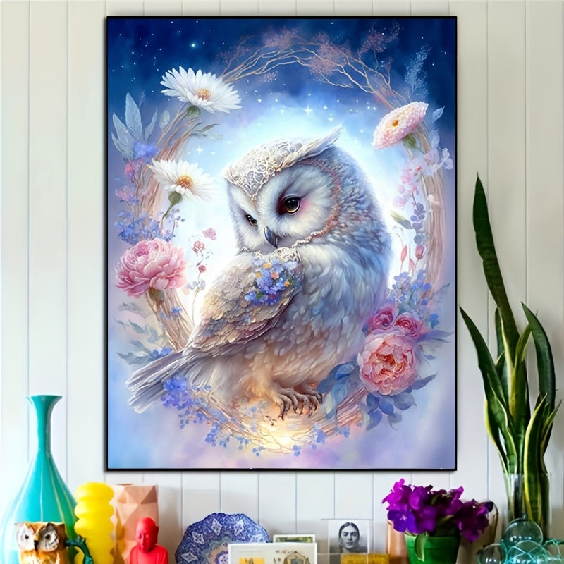 Owl Animal Diamond Painting Kit Round Drill DIY Home Decor