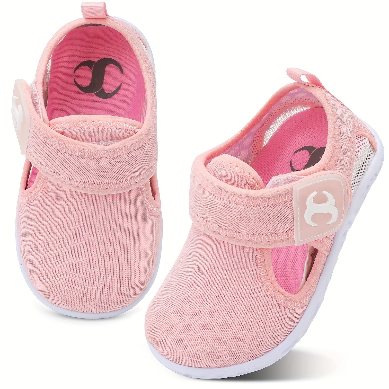 Breathable Mesh Aqua Shoes For Baby Girls - Non Slip Lightweight Wading Shoes