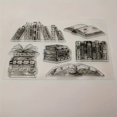 Book Series Transparent Stamp for Scrapbooking