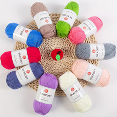 Crochet Yarn 2mm Medium Thick 8 Layer Warm Yarn 100g 656 Feet 200 Meters