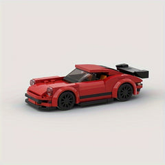 165pcs Classic Red Sports Car Building Blocks Set Educational Model Toy